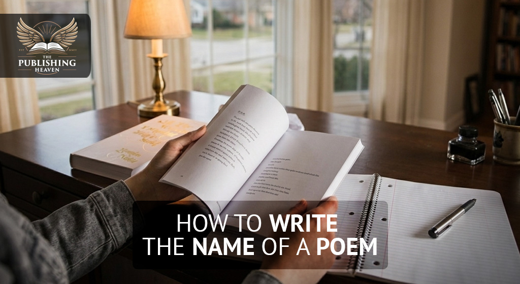 How to Write the Name of the Poem