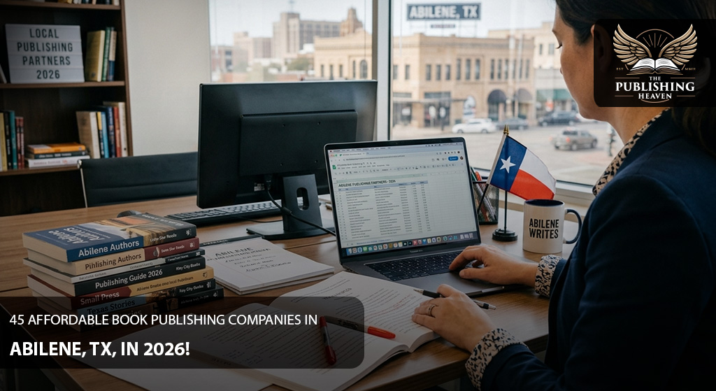 45 Affordable Book Publishing Companies in Abilene, TX, in 2026!